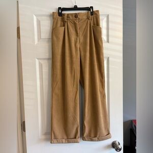 Wide Leg Corduroy Pants M